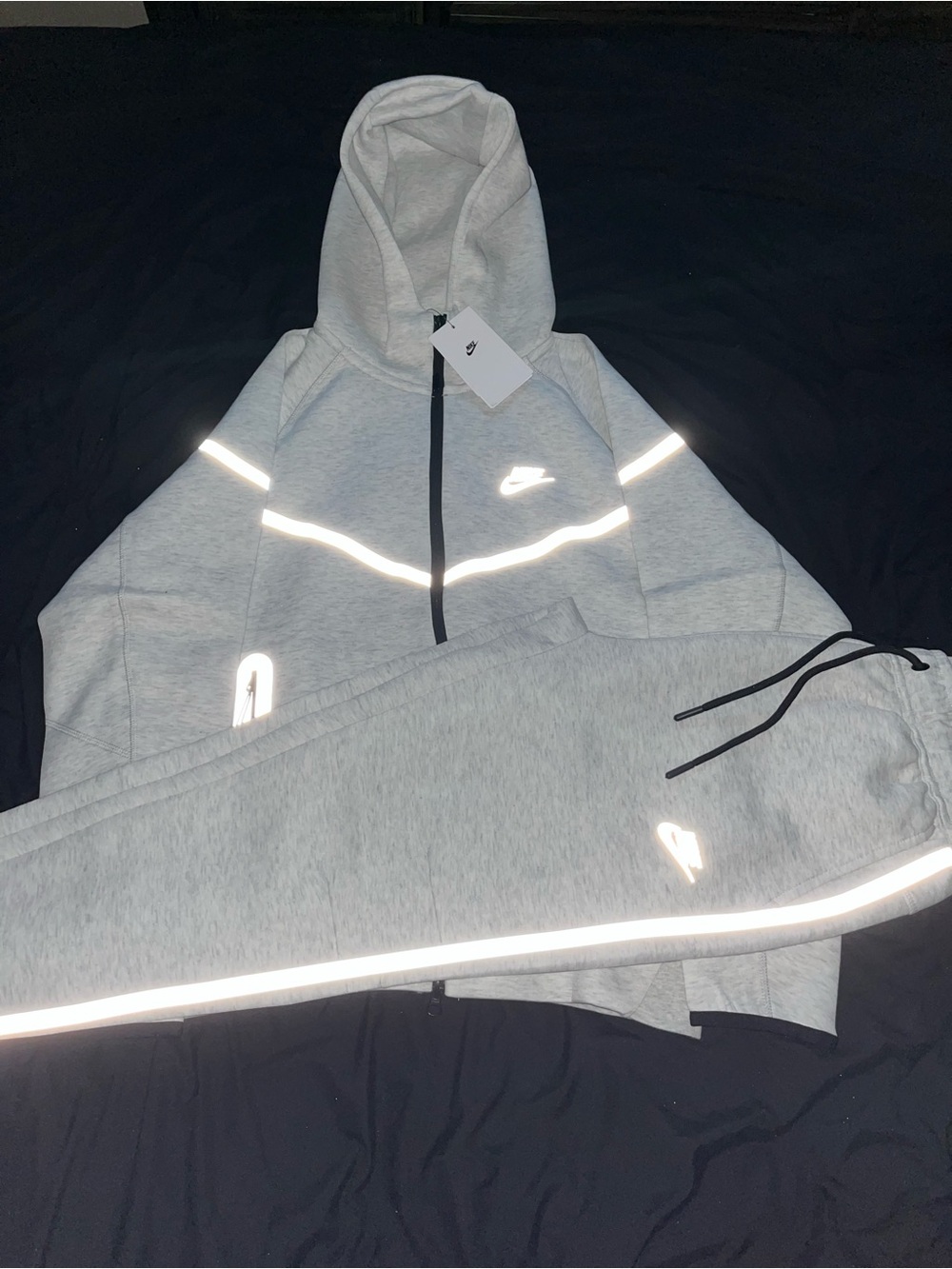 Grey Nike Tech Set Reflective